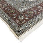 300 x 200cm Hand Knotted Mashad Floral Silk And Wool Rug - Image 7