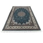 300 x 200cm  Persian Nain Medallion Blue Machine Made Rug - Image 2