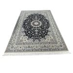 300 x 200cm Fine Quality Nain Machine Made Navy Rug - Image 2