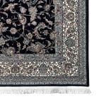 300 x 200cm Persian All Over Navy Nain Machine Made Rug - Image 4