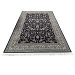 300 x 200cm Persian All Over Navy Nain Machine Made Rug - Image 2