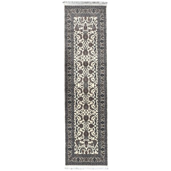 300 x 80cm All Over Floral Persian Afshar Design –Cream Runner Rug