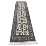 300 x 80cm All Over Floral Persian Afshar Design –Cream Runner Rug - Image 2