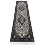 300 x 80cm Fine Persian Kashan Cream Runner Rug - Image 2
