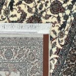 300 x 80cm All Over Floral Persian Afshar Design –Cream Runner Rug - Image 7