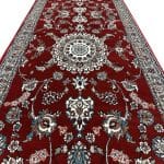 300 x 80cm Persian Red Nain Machine Made Runner Rug - Image 4