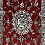 300 x 80cm Persian Red Nain Machine Made Runner Rug - Image 5