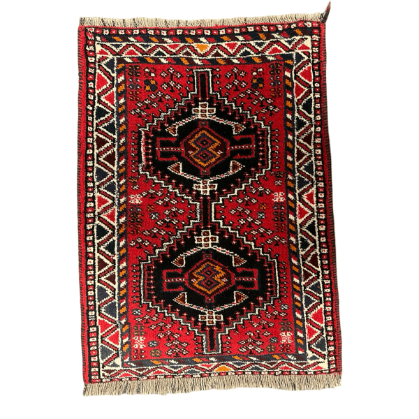 Shiraz Hand Knotted Persian Rug - 125 x 75 cm