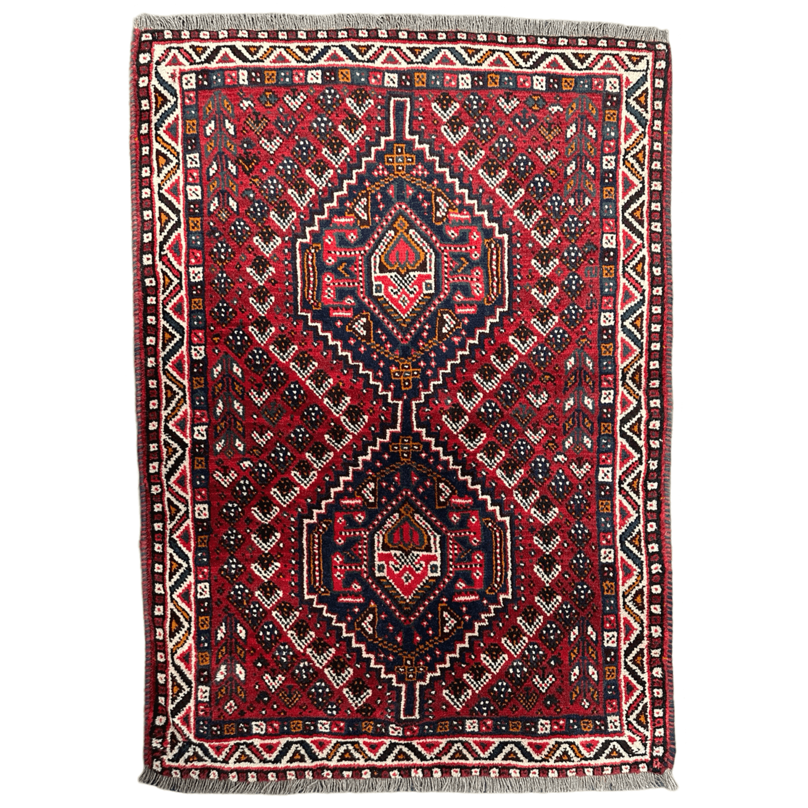 Hand Knotted Shiraz Persian Rug - 155 x 105 cm - Persian