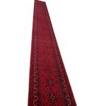 Fine Handmade Afghan Turkmen Long Runner Rug- 900 x 86 cm - Image 6