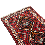 Hand Knotted Shiraz Persian Carpet-125 x 75 cm - Image 3