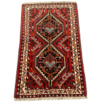 Hand Knotted Shiraz Persian Carpet-125 x 75 cm
