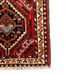 Hand Knotted Shiraz Persian Carpet-125 x 75 cm - Image 2
