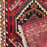 Hand Knotted Shiraz Persian Carpet-125 x 75 cm - Image 5