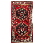 Hand Made Persian Shiraz Carpet- 125 x 73 cm
