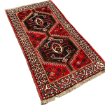 Hand Made Persian Shiraz Carpet- 125 x 73 cm - Image 3