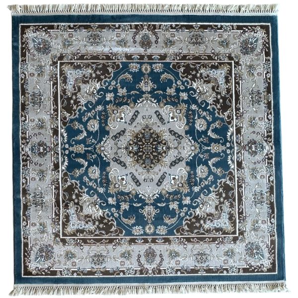 160 x 160cm Persian Mashad Kashan Design Square Rug