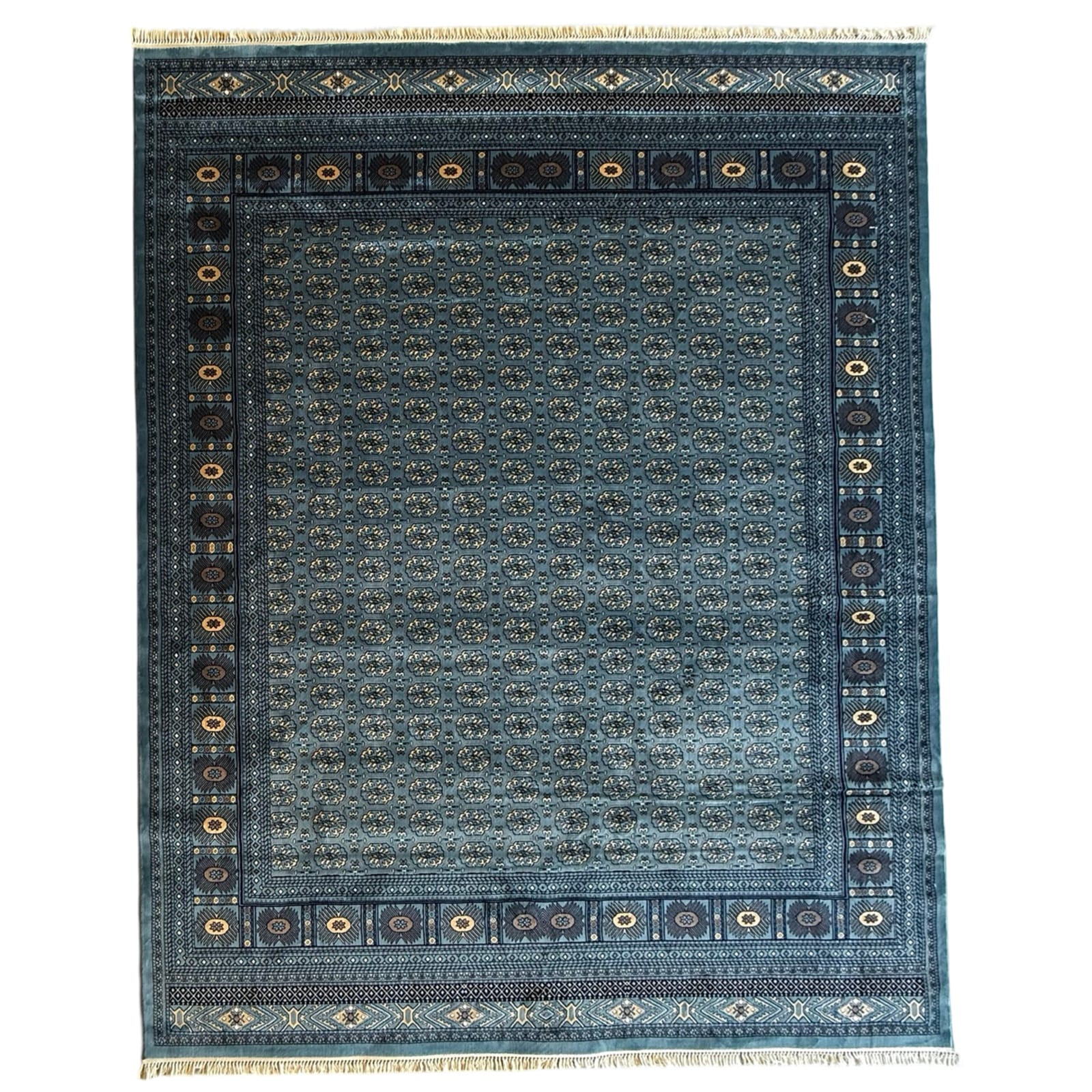 prooooo_1-30 400 x 300cm Blue Bokhara Design Machine Made Rug - Image 1