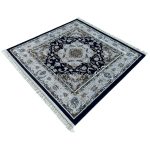 160 x 160cm Persian Mashad Design Square Rug - Image 4