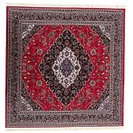 160 x 160cm Kashan Design Persian Machine Made Square Rug