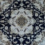 160 x 160cm Persian Mashad Design Square Rug - Image 6