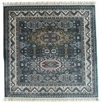 160 x 160cm Afghan Kazak Design Square Rug