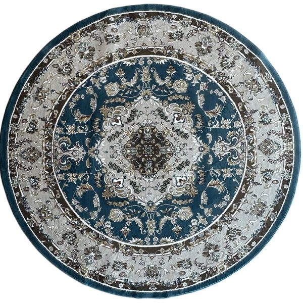 200 x 200cm Persian Khorasan Mashad Design Round Rug