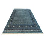 400 x 300cm Blue Bokhara Design Machine Made Rug - Image 2