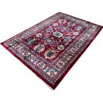 230 x 160cm Afghan Kazak Design Machine Made Rug - Image 3