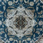 200 x 200cm Persian Khorasan Mashad Design Round Rug - Image 4