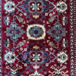 230 x 160cm Afghan Kazak Design Machine Made Rug - Image 5