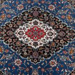 160 x 160cm Persian Blue Kashan Design Square Rug - Image 5