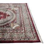 300 x 200cm Turkish Machine Made Persian Mashad Red Rug - Image 4