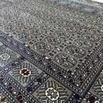 160 x 160cm Afghan Bokhara Design Brown Square Rug - Image 3