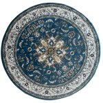 160 x 160cm Floral Medallion Persian Design Round Rug