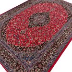 300 x 200cm Persian Design Kashan Machine Made Red Rug - Image 2