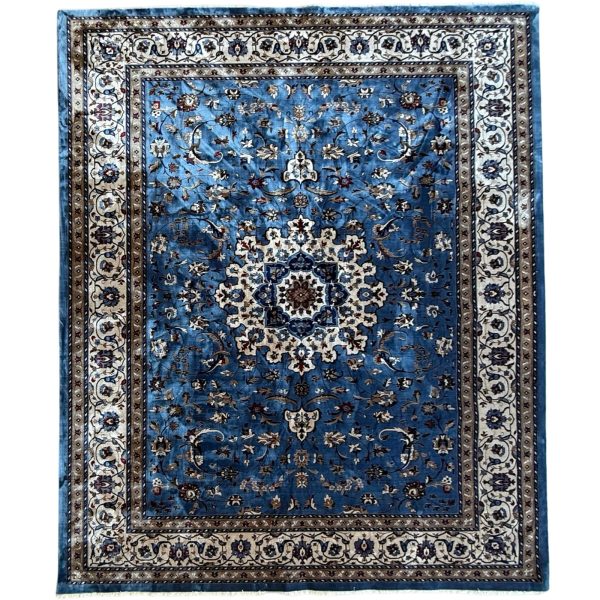 400 x 300cm Persian Mashad Kashan Design Machine Made Red Rug