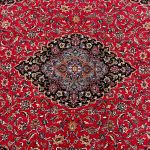 300 x 200cm Persian Design Kashan Machine Made Red Rug - Image 5