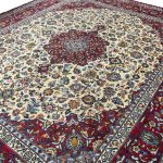 355 x 300cm Gorgeous Mashad Khorasan Hand Knotted Wool RUG - Image 4