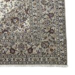 400 x 295cm Large Size Beautiful Persian Kashan Cream Rug - Image 8