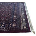 160 x 160cm Red Bokhara Design Square Rug - Image 7