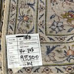 400 x 295cm Large Size Beautiful Persian Kashan Cream Rug - Image 12