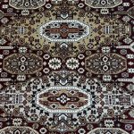 200 x 200cm Persian Tribal Geometric Design Red Square Rug - Image 4