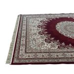 230 x 160cm Gorgeous Persian Design Silk Machine Made Rug - Image 7
