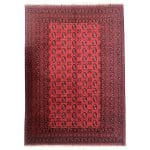 288 x 200cm Hand Knotted Afghan Akche Bokhara – Wool Rug