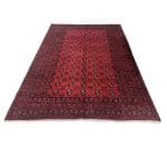 294 x 200cm Hand Knotted Afghan Akche Bokhara – Wool Rug - Image 2