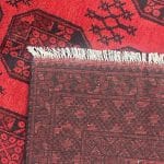 284 x 193cm Hand Knotted Afghan Akche Filpai – Wool Rug - Image 7