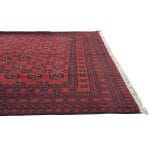 291 x 205cm Hand Knotted Afghan Akche Bokhara – Wool Rug - Image 7