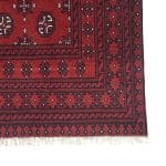 297 x 197cm Hand Knotted Afghan Akche  Bokhara– Wool Rug - Image 4