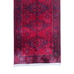 800 x 80cm Afghan Kazak Design Red Runner Rug - Image 2